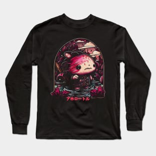 Chibi Axolotl Long Sleeve T-Shirt